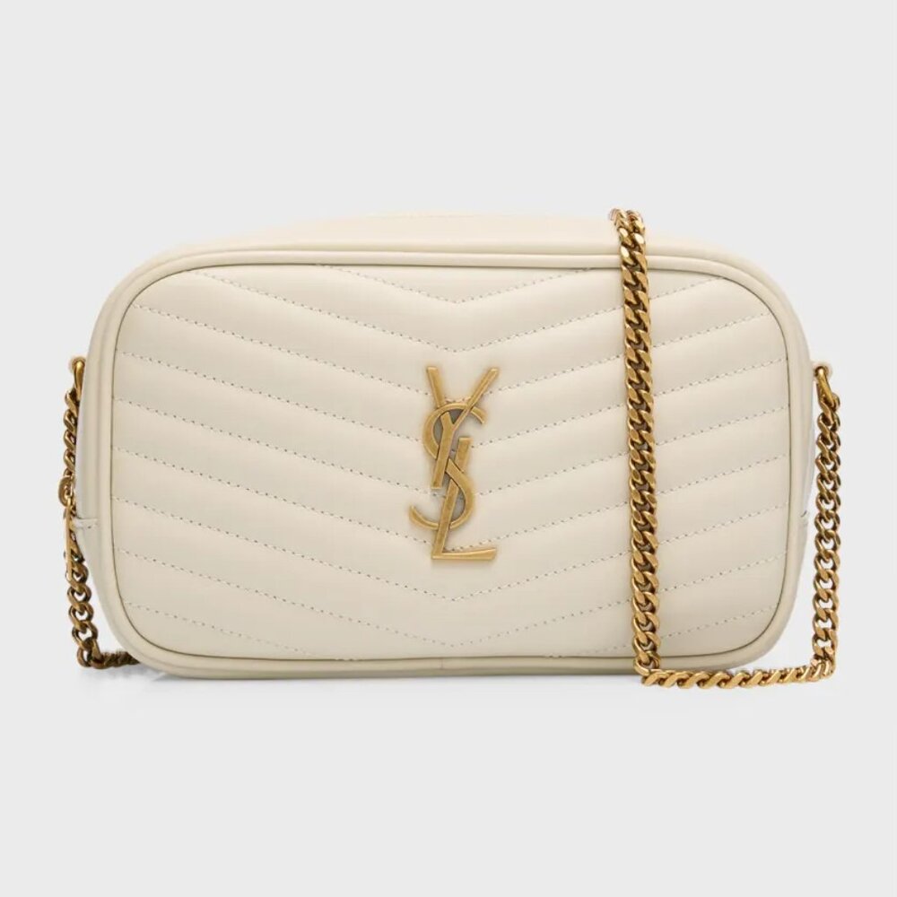 Saint Laurent mini quilted Lou camera bag